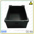 Custom-made PP ESD Electronics packing box by recyclable plastic